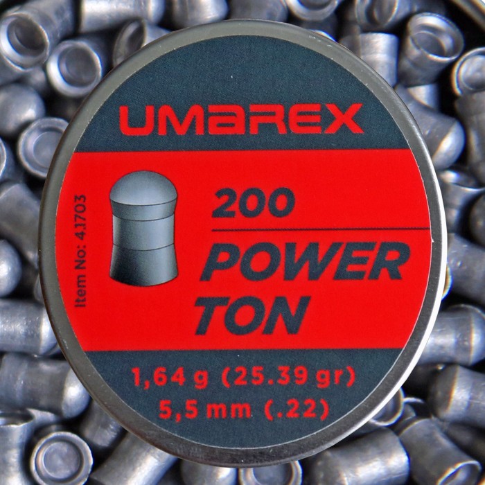 Umarex 200 pieces Power Ton Diabolo round head caliber 5.5 mm